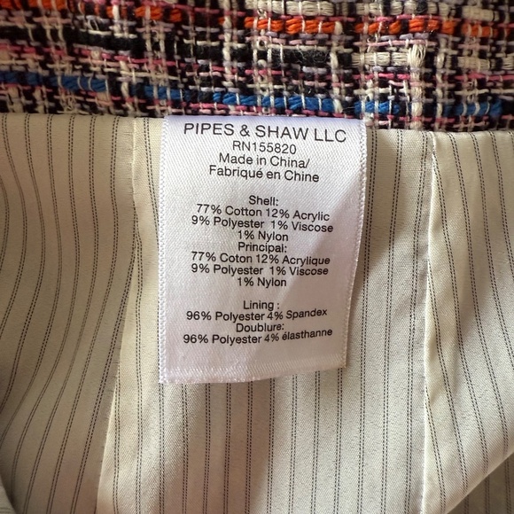 VERONICA BEARD TWEED PENCIL SKIRT size 6 - Picture 5 of 6